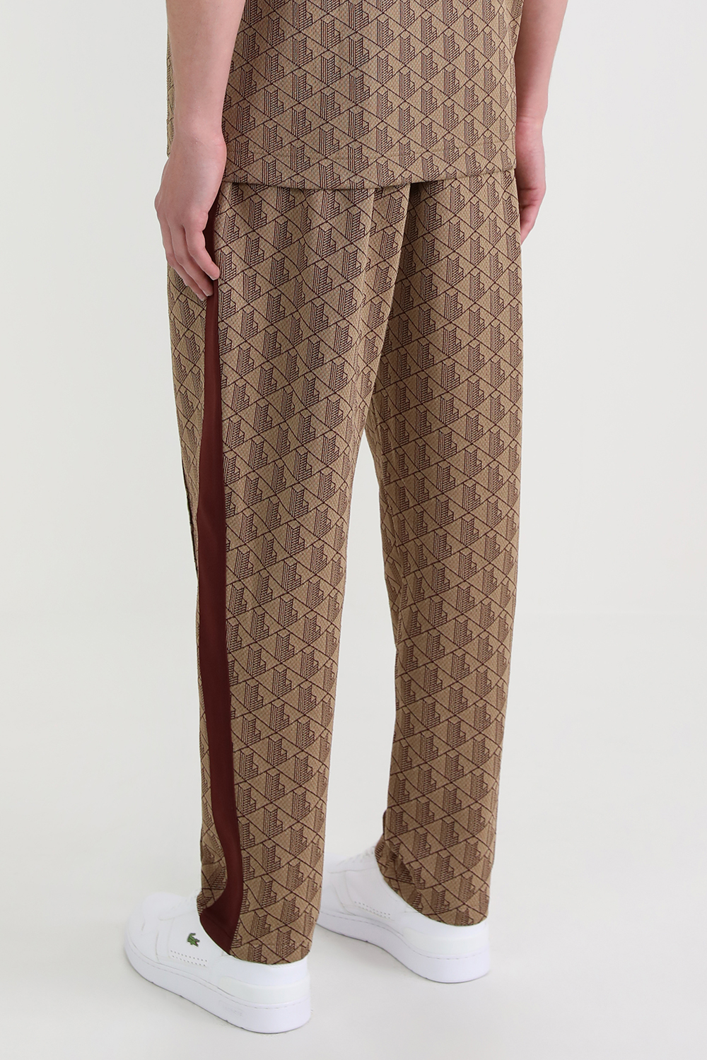 תמונת דוגמן אחורית של חולצת פולו עם טקסטורה