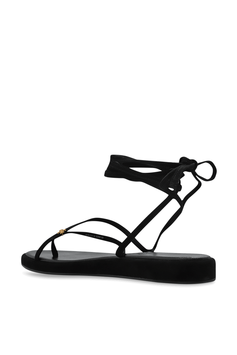 תמונה אחורית של סנדלי קשירה קאפרי