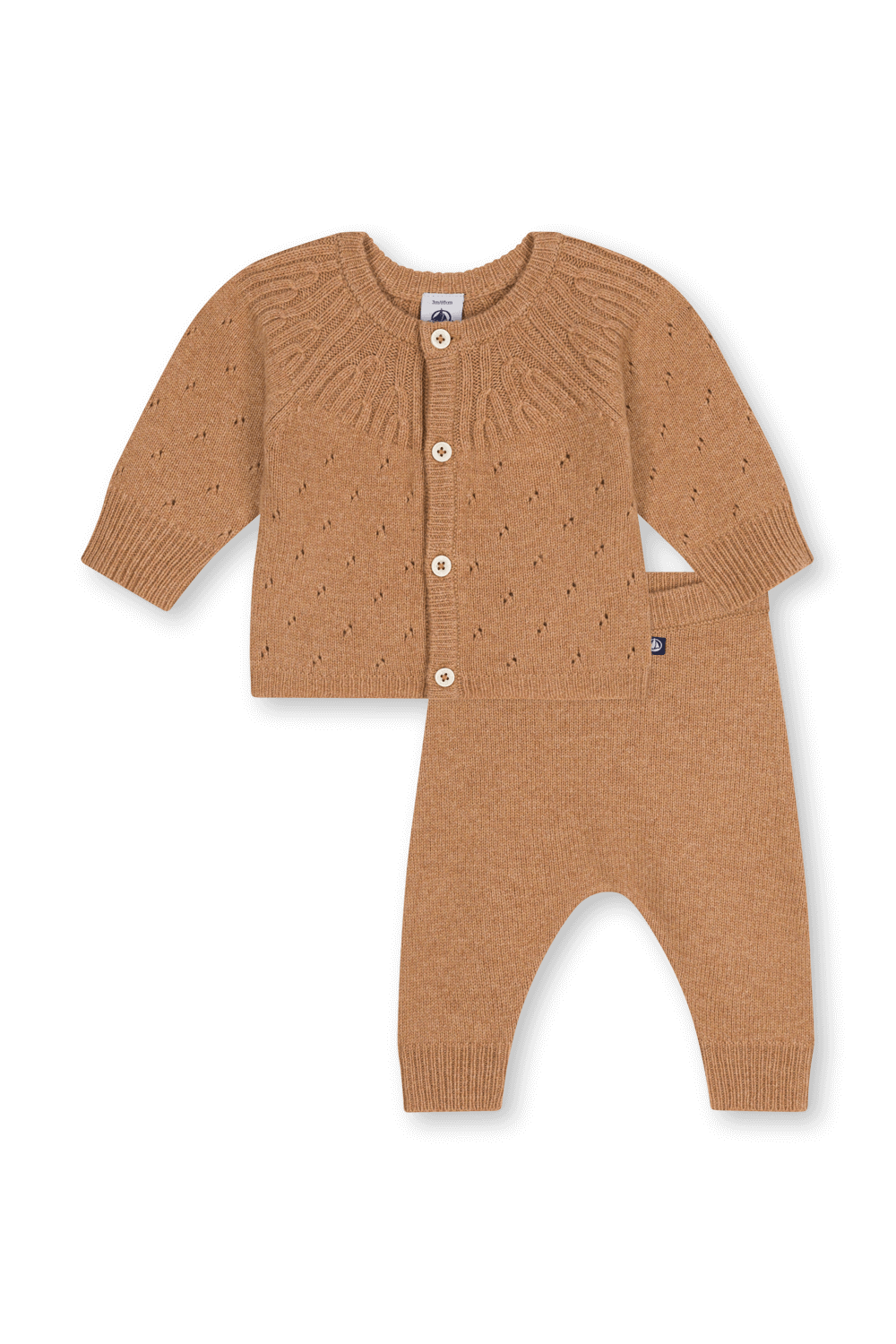 תמונה קידמית של חליפת סריג - גילאי ניובורן-18 חודשים