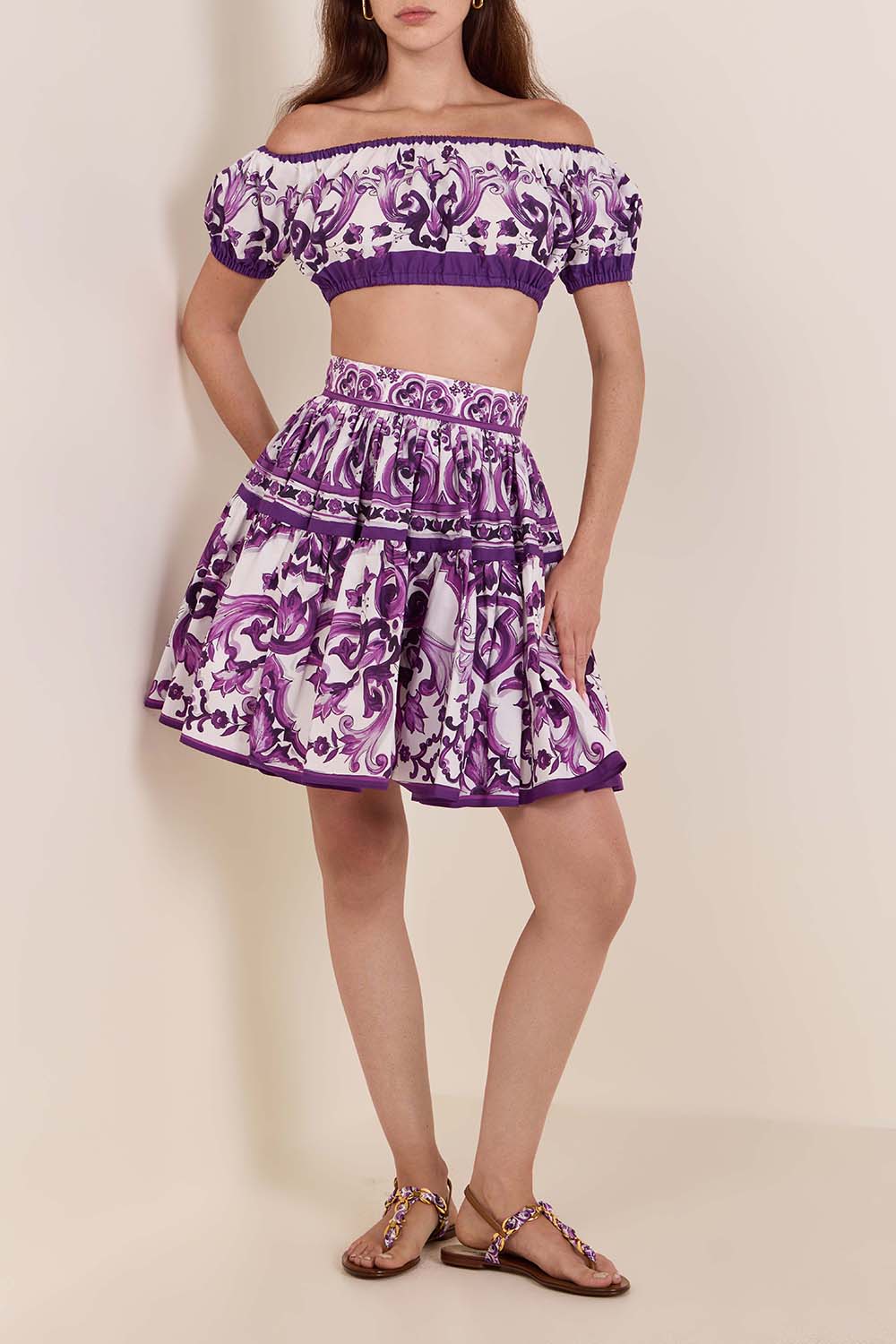 תמונת דוגמן קידמית של סנדלי אצבע מג'וליקה