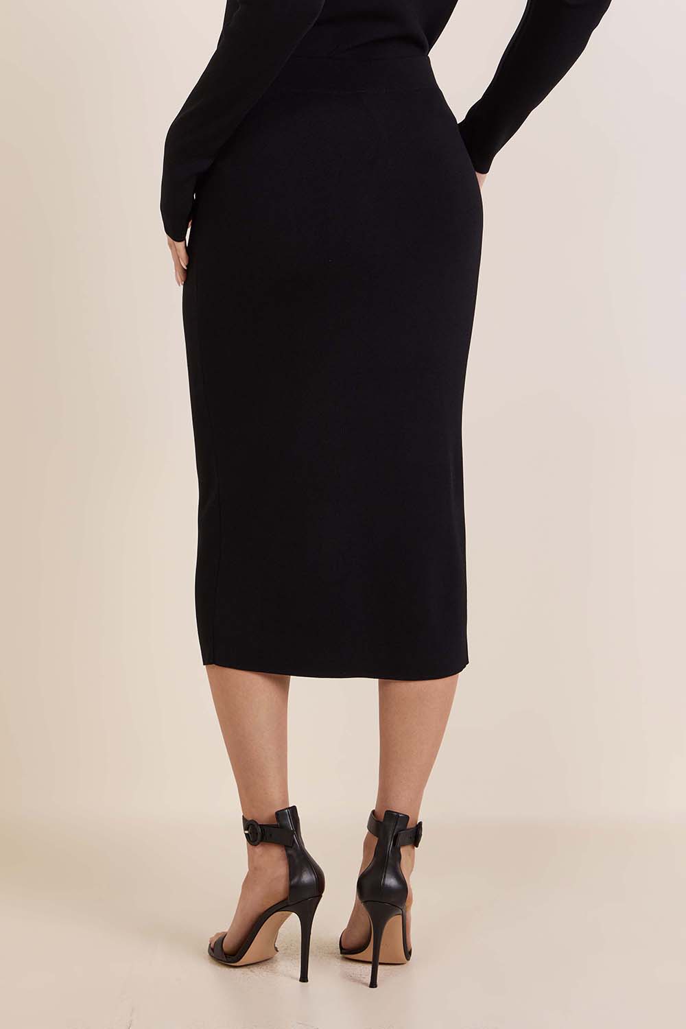 תמונת דוגמן אחורית של חצאית מידי