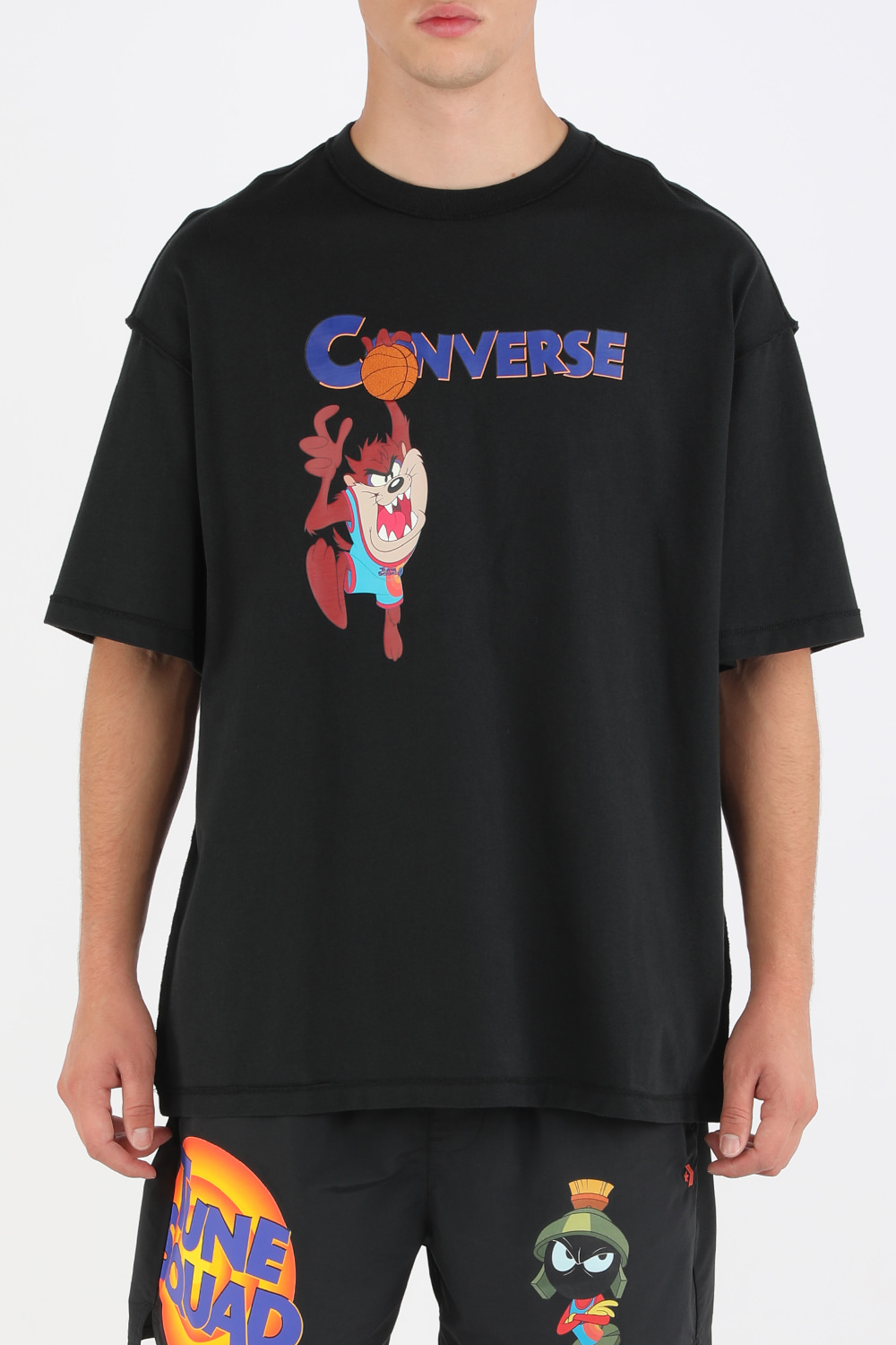 black converse t shirt