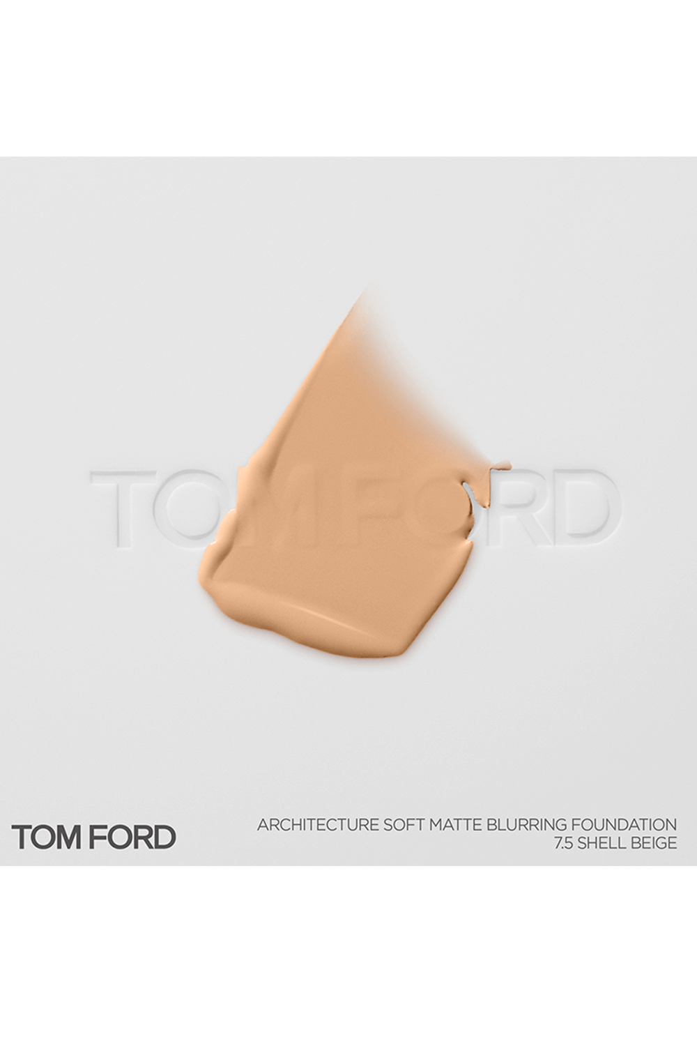 תמונה אחורית של ARCHITECTURE SOFT MATTE BLURRING FOUNDATION 7.5 SHELL BEIGE