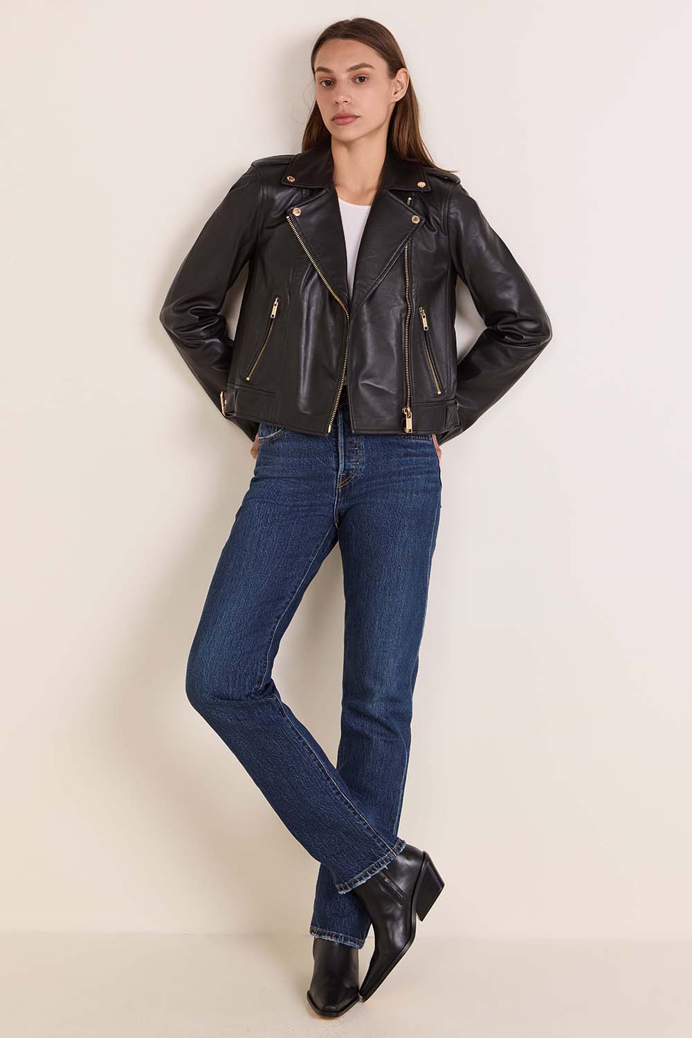 תמונת דוגמן קידמית של מגפי בוקרים