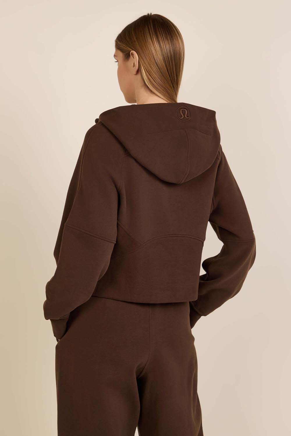 תמונת דוגמן אחורית של Scuba Oversized Half-Zip Hoodie