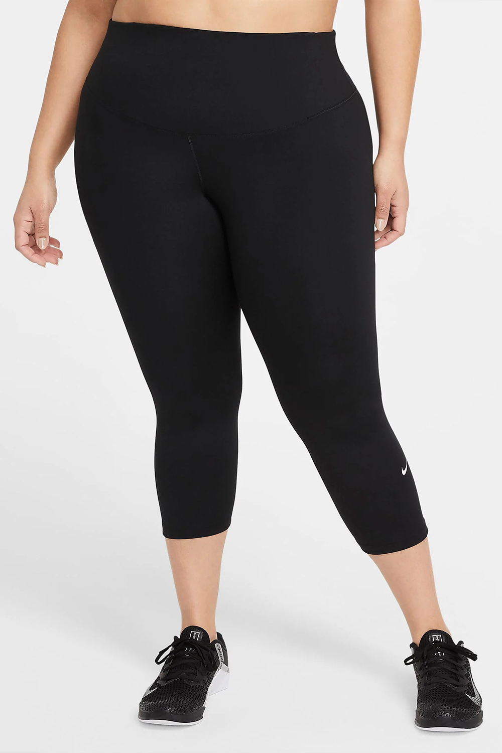 תמונת דוגמן קידמית של מכנסי טייץ - פלאס סייז