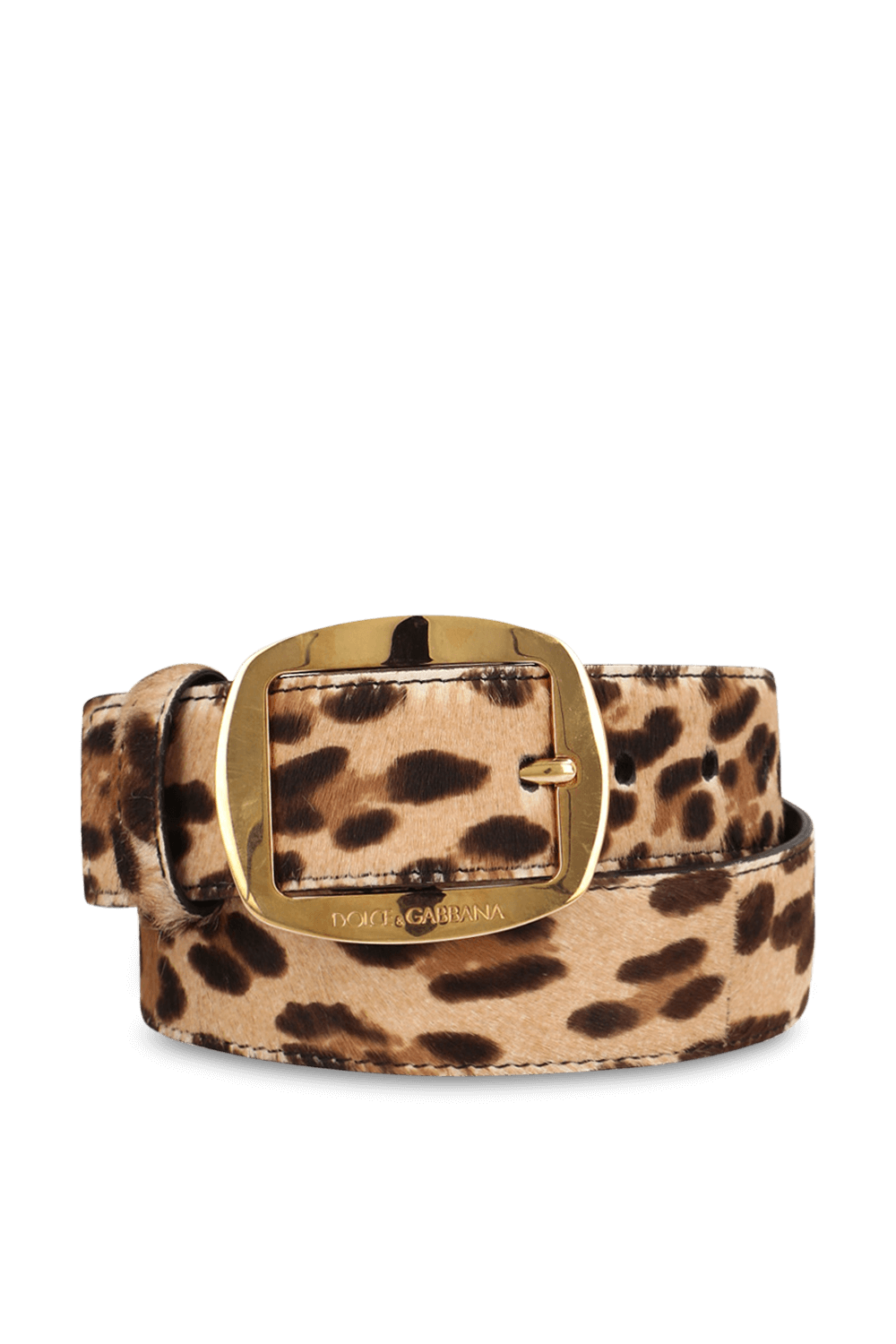 תמונה קידמית של חגורת עור