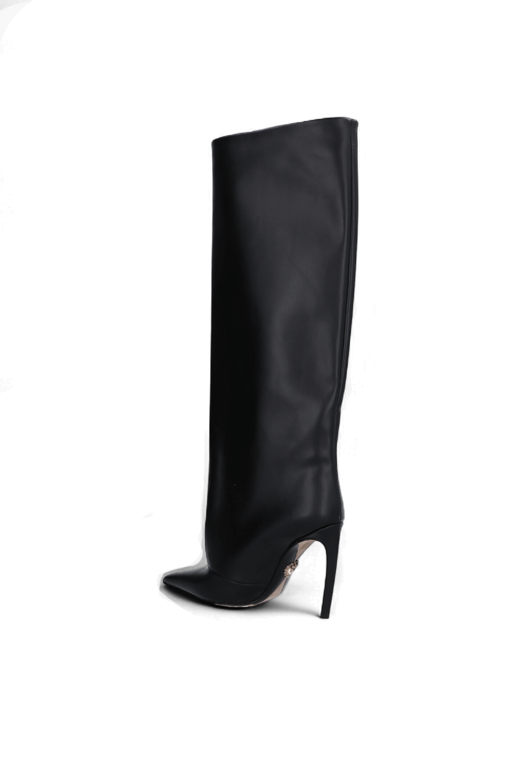 תמונה אחורית של מגפי עקב