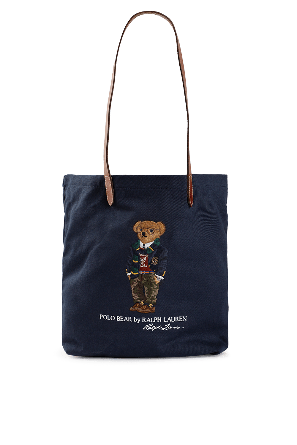 polo bear twill shopper tote