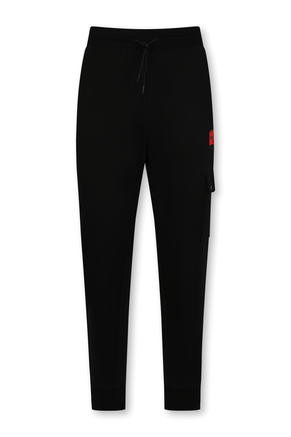 תמונה קידמית של מכנסי טרנינג כותנה ארוכים