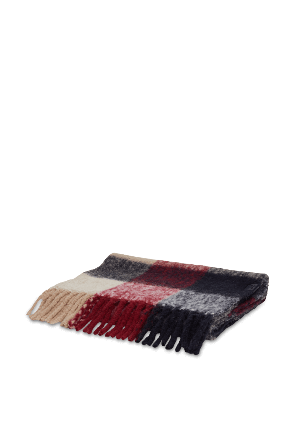 תמונה אחורית של צעיף צמר