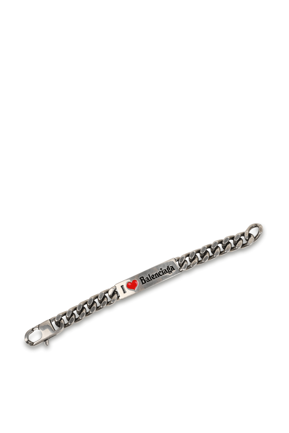 תמונה אחורית של צמיד גורמט כסוף ממותג