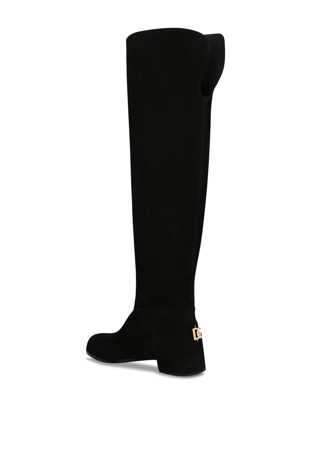 תמונה אחורית של מגפי ברך