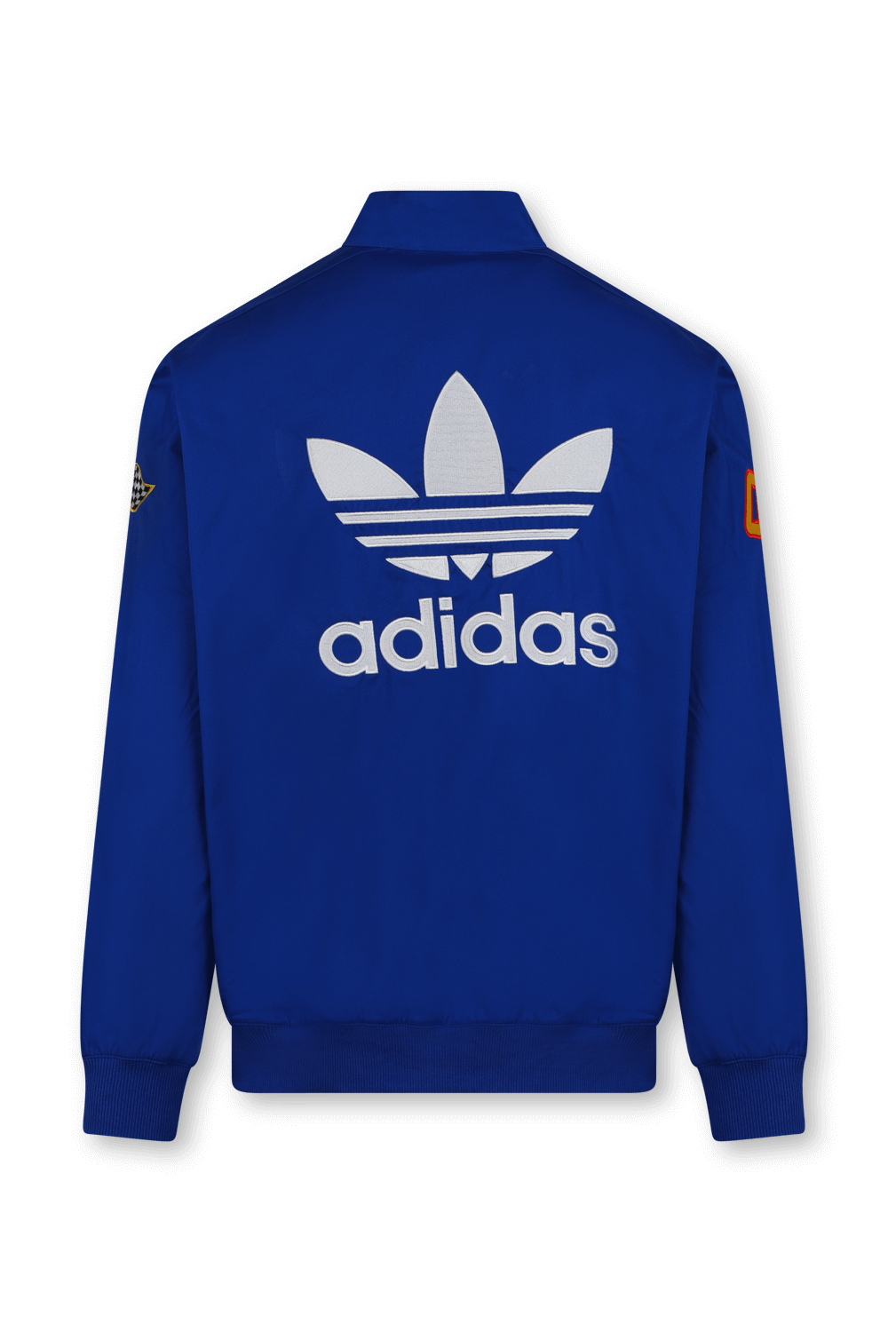 תמונה אחורית של אדידס X שון ווטרספון והוט הילס מעיל מרוצים עם פאצ'ים