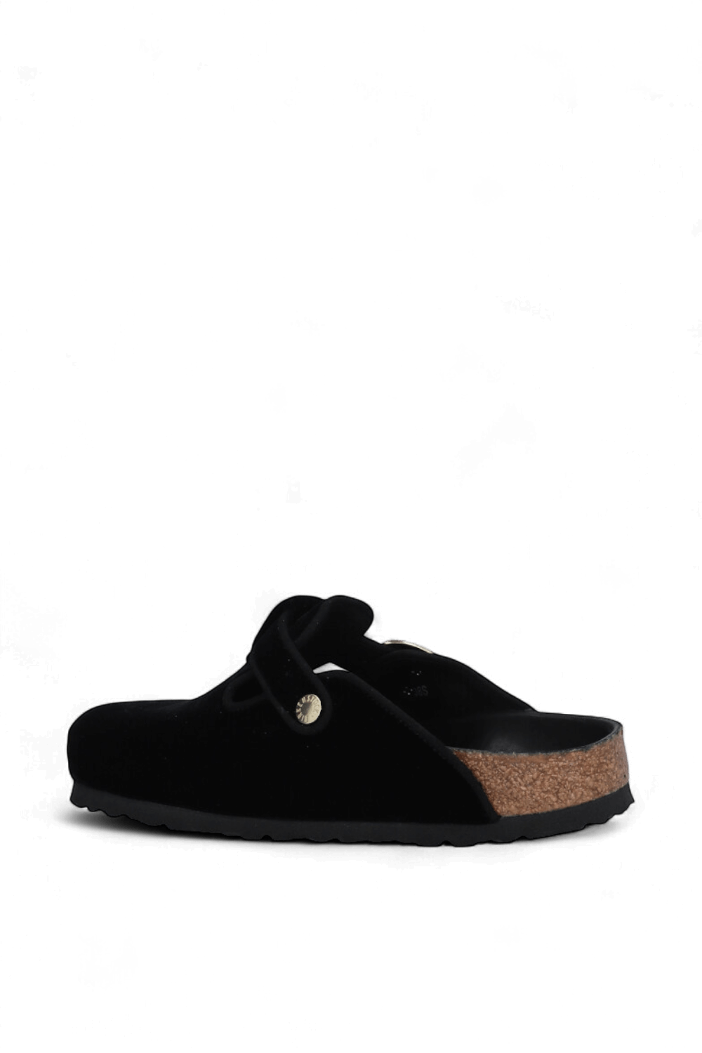 תמונה אחורית של נעלי בוסטון קטיפה