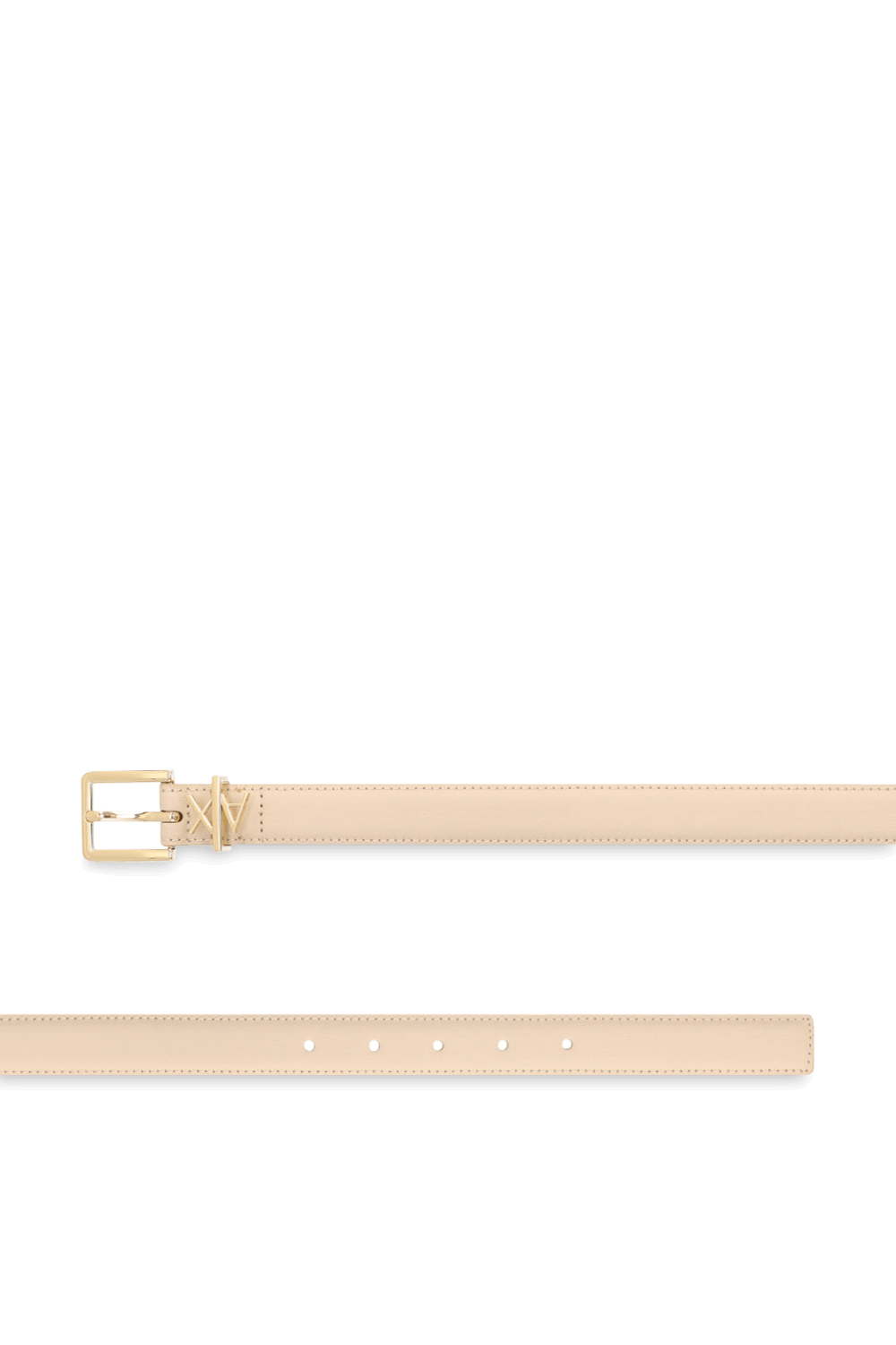 תמונה אחורית של חגורת עור