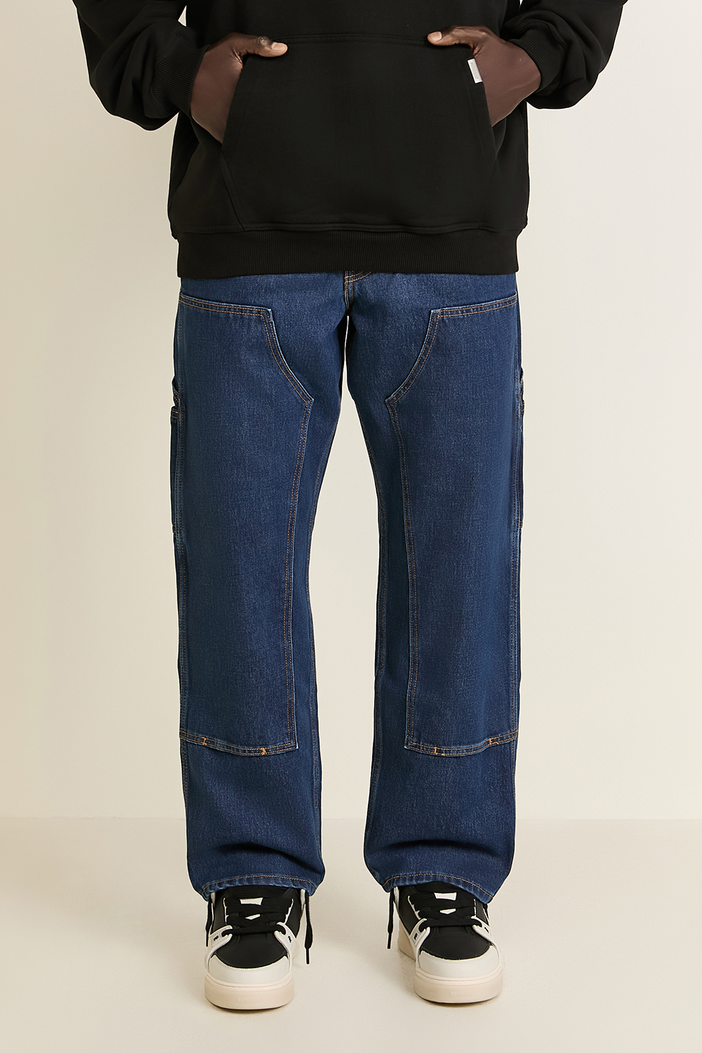 תמונת דוגמן קידמית של מכנסי ג'ינס וורקר 565