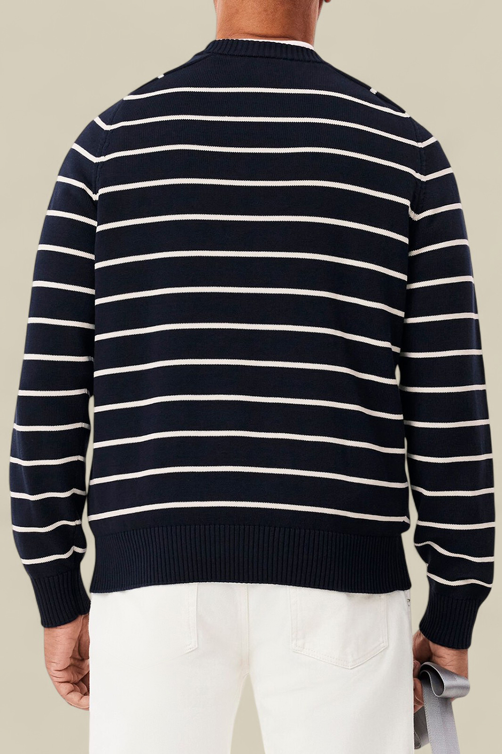 תמונת דוגמן אחורית של סריג כותנה