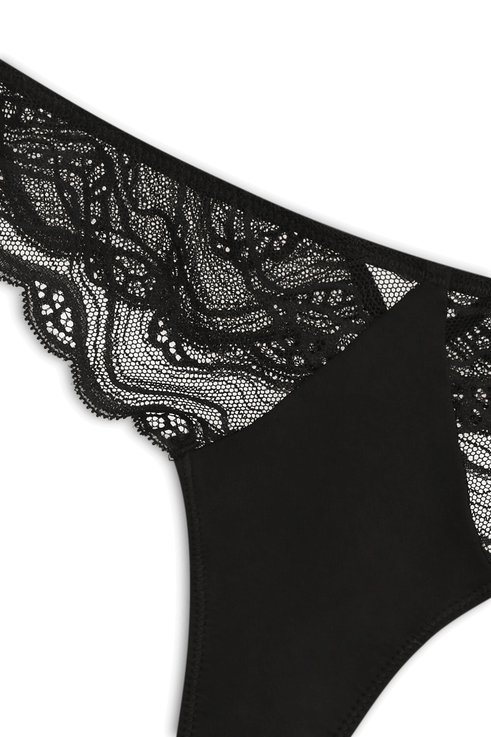 תמונת תקריב של תחתוני חוטיני תחרה