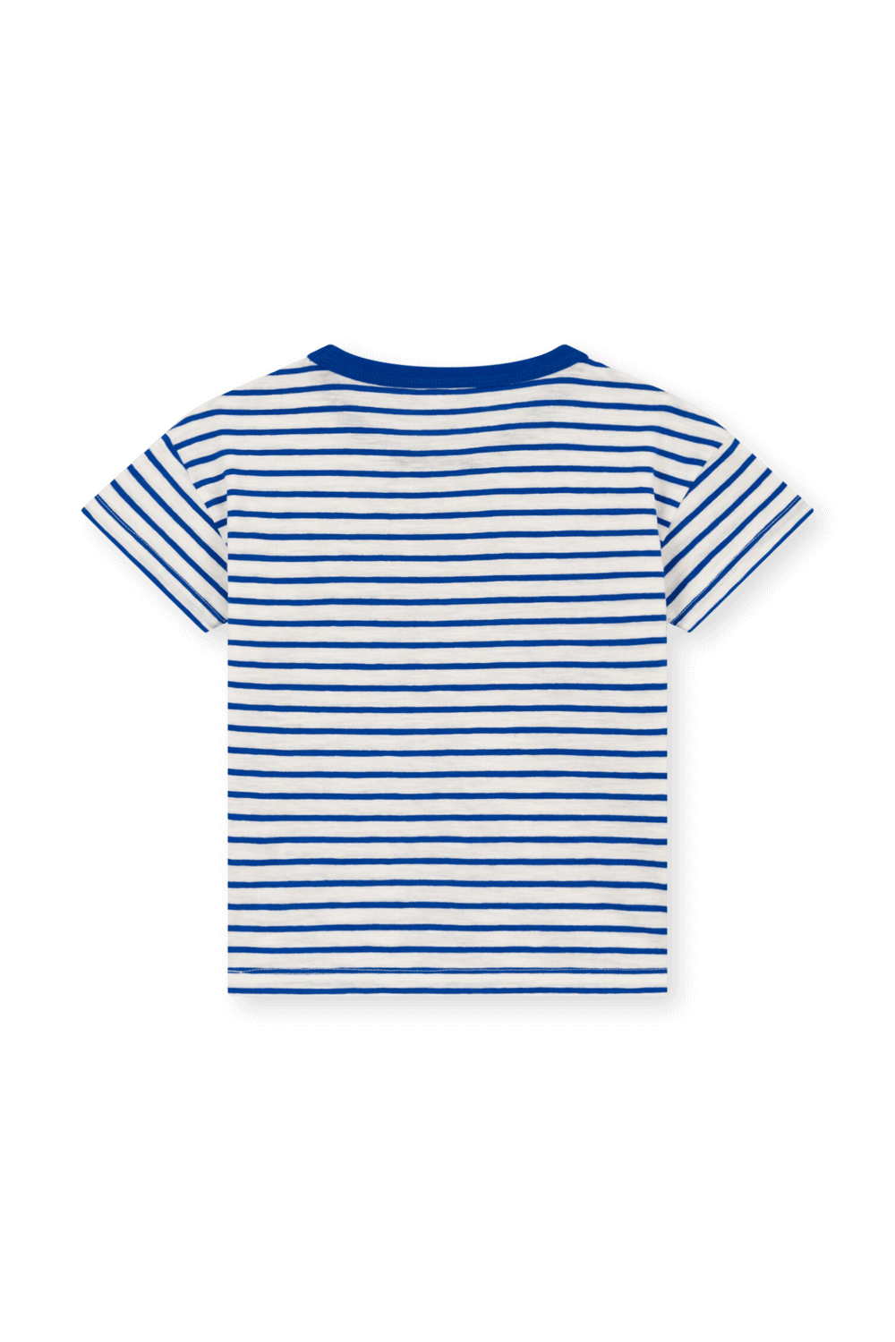 תמונה אחורית של חולצת טי בהדפס פסים - גילאי 6-12