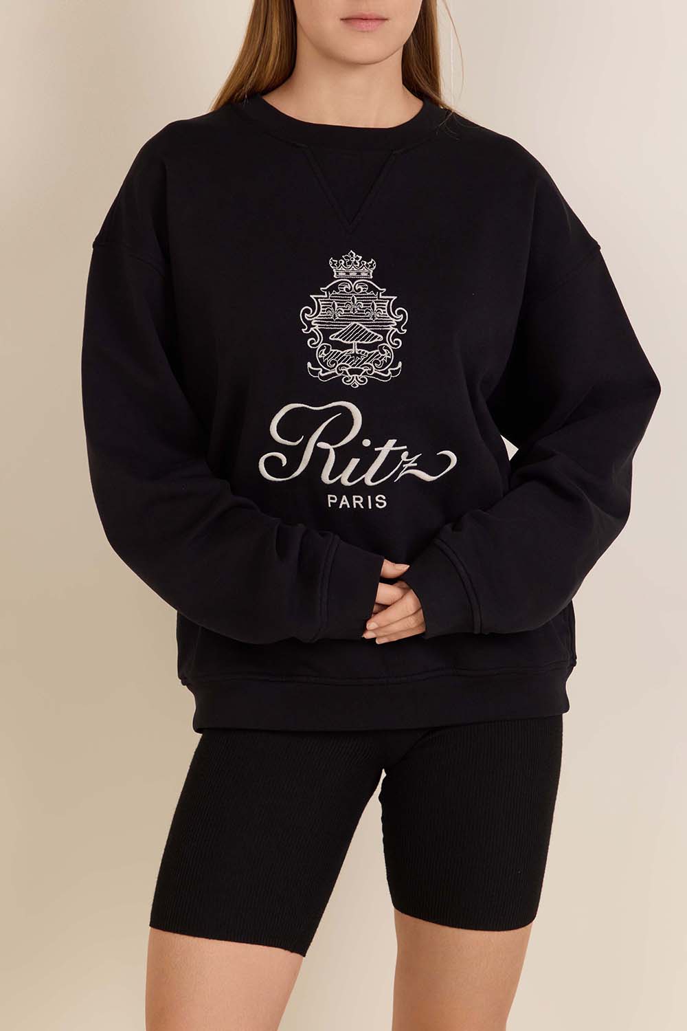 תמונת דוגמן קידמית של סווטשירט ריץ פריז X פריים
