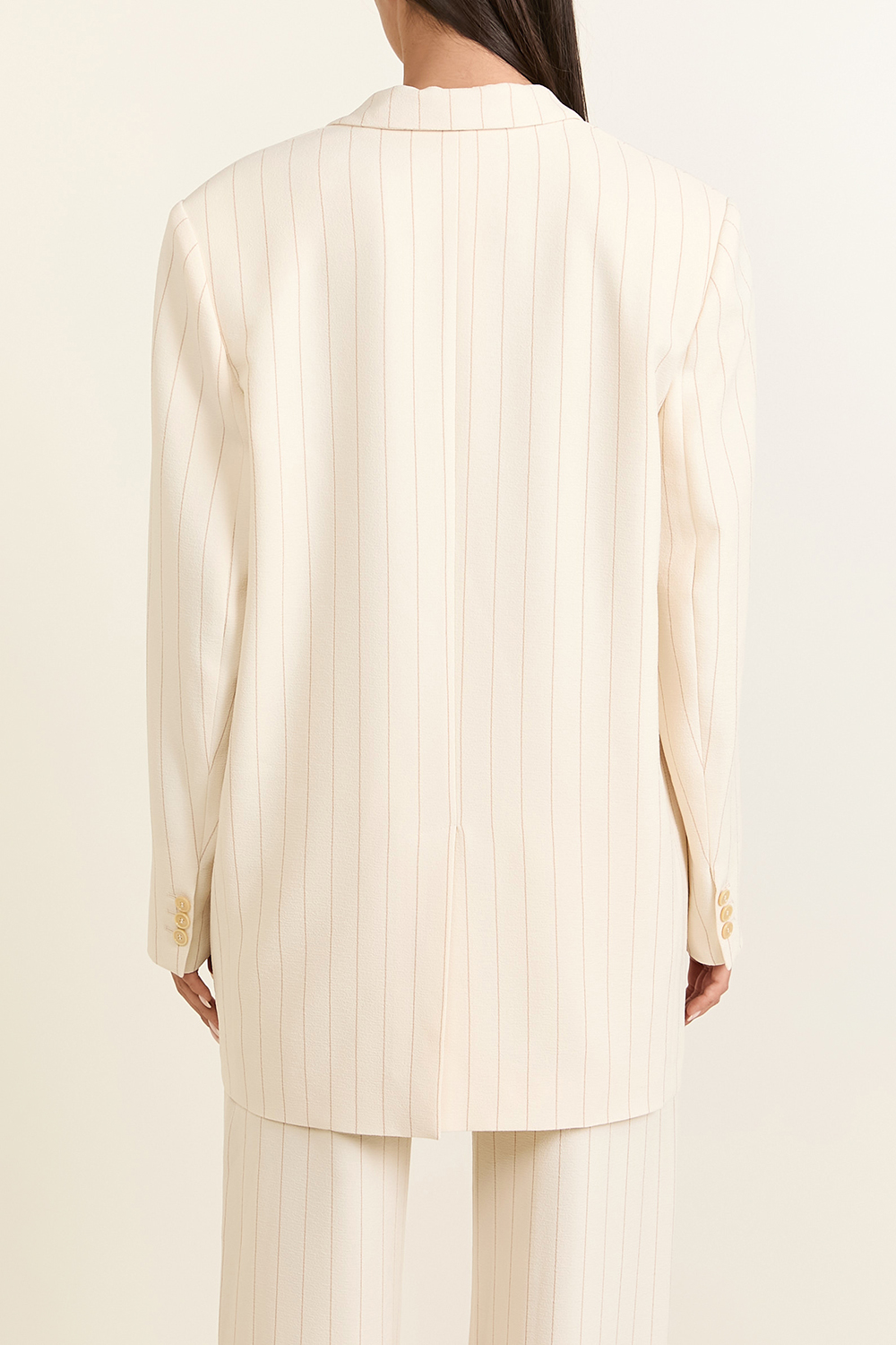 תמונת דוגמן אחורית של ז'קט מחוייט קז'ואל