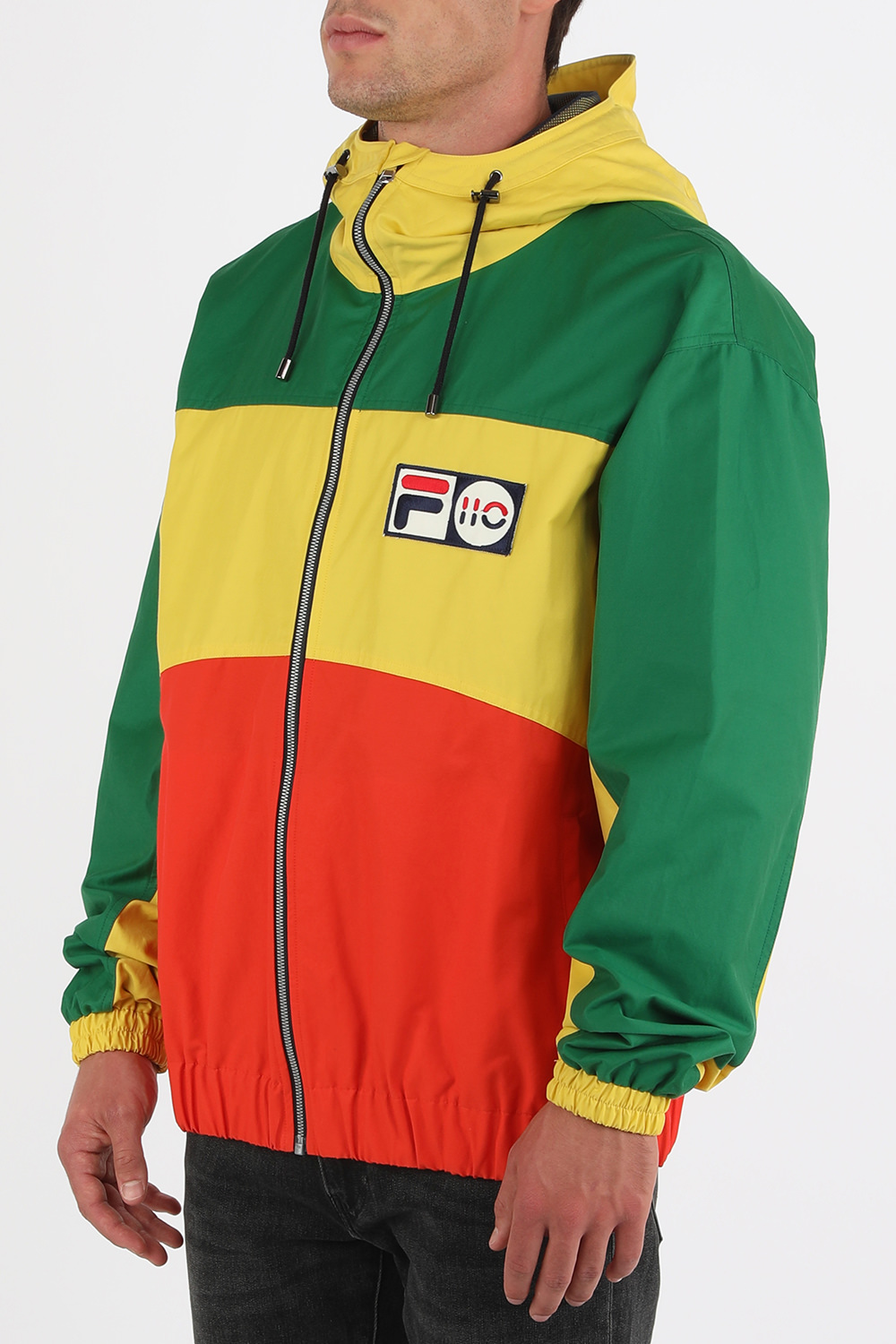 תמונת דוגמן קידמית של פילה X קייט גרנד מעיל סקי צבעוני