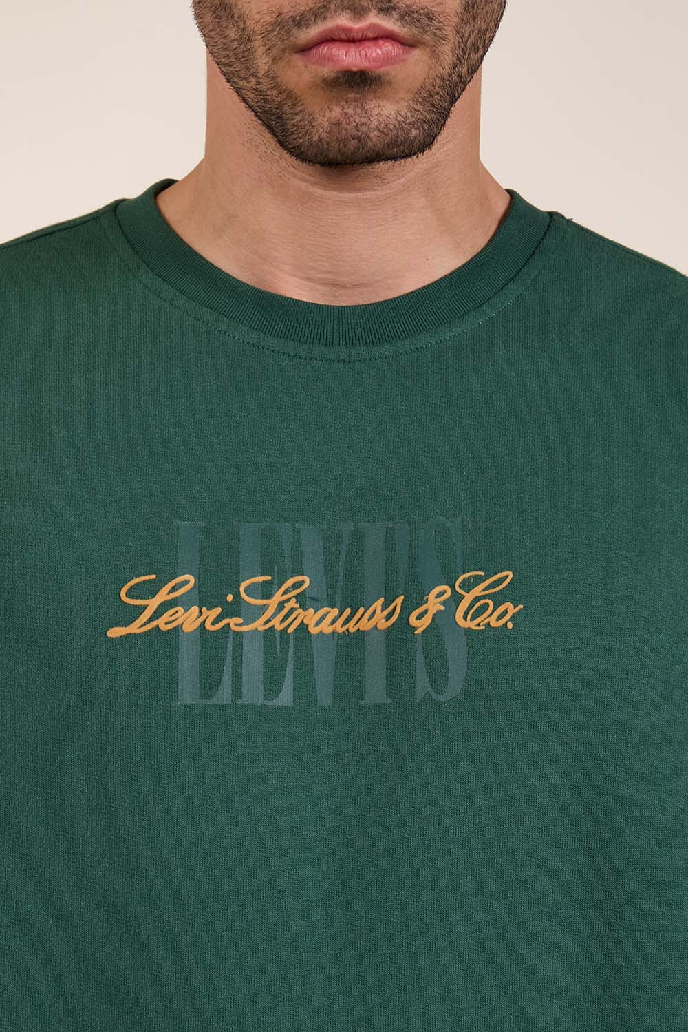 תמונת תקריב דוגמן של סווטשירט