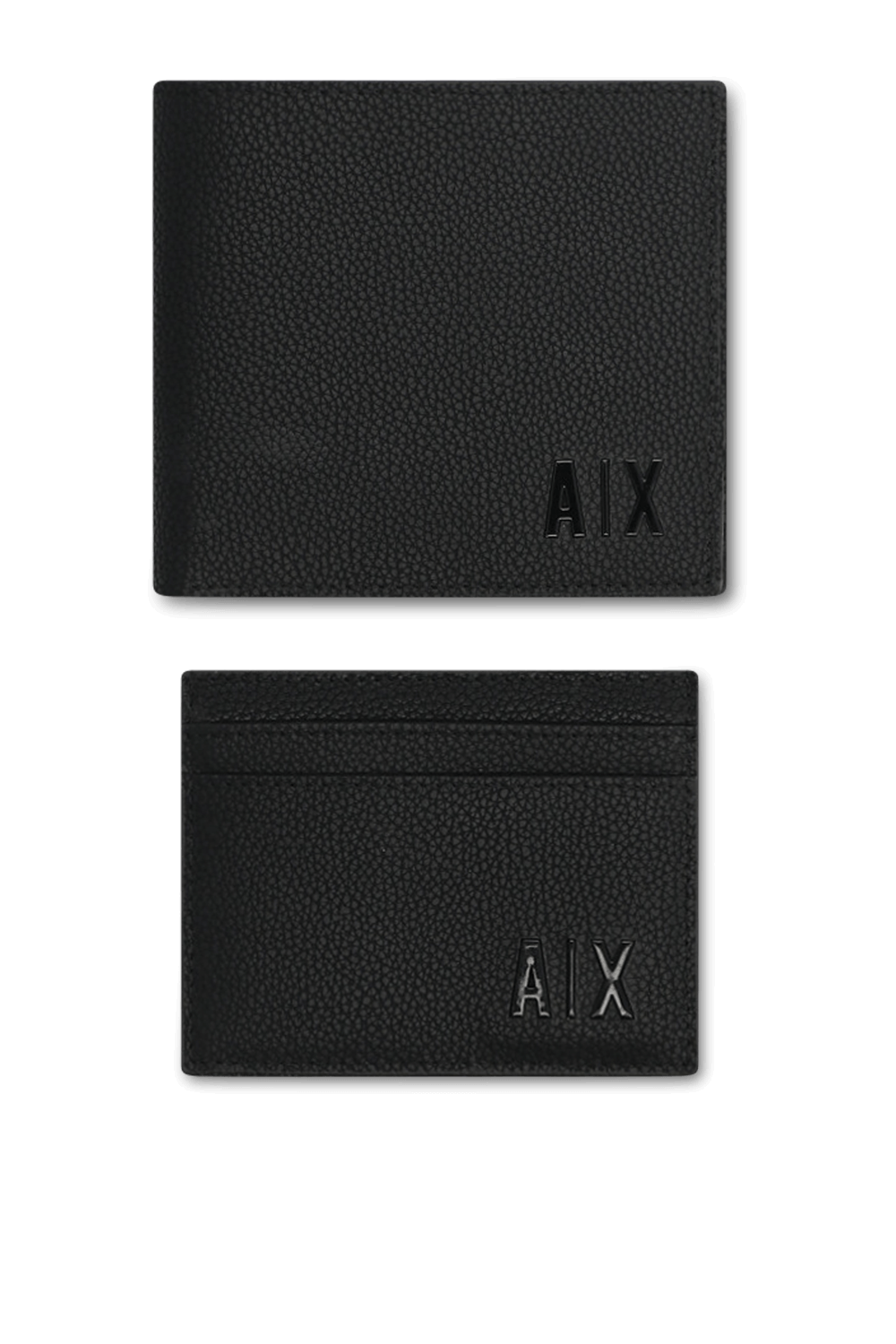 תמונה קידמית של מארז שני ארנקי עור