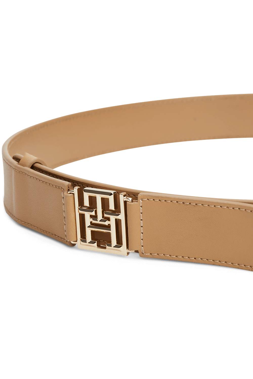 תמונת תקריב של חגורת עור