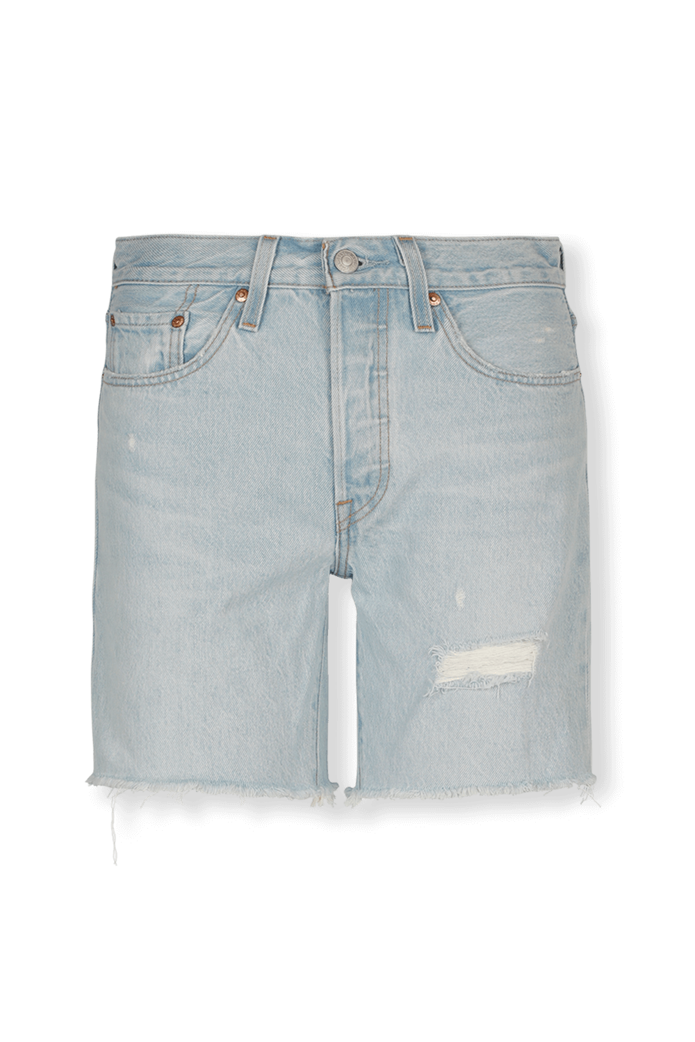 light denim levi shorts