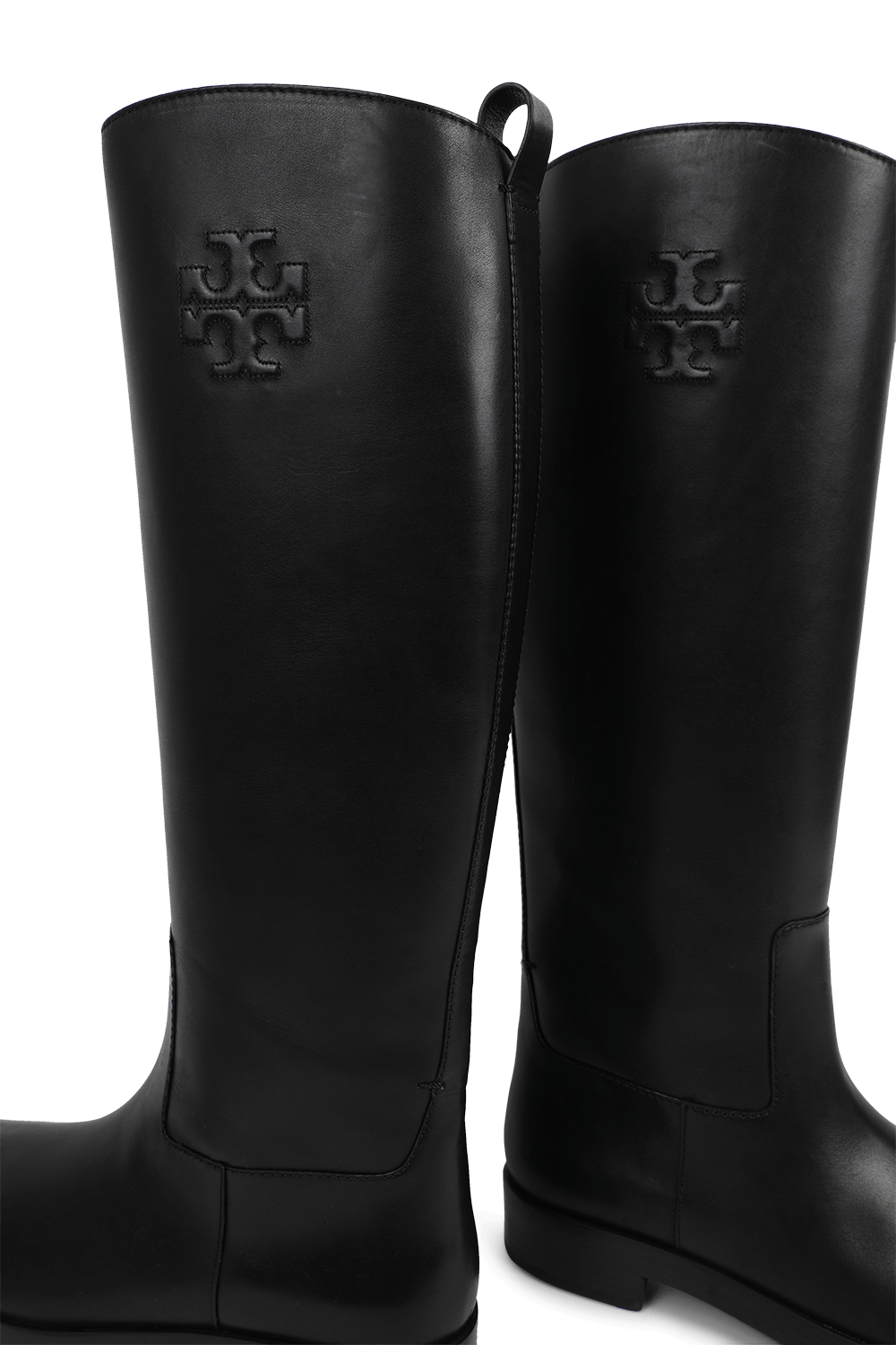 תמונת תקריב של מגפי רכיבה מעור