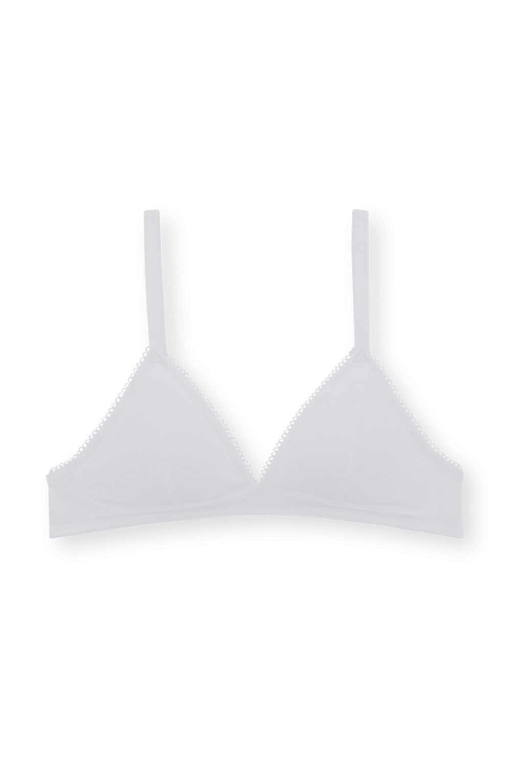 תמונה קידמית של חזייה מרופדת בגזרת משולשים - גילאי 12-18