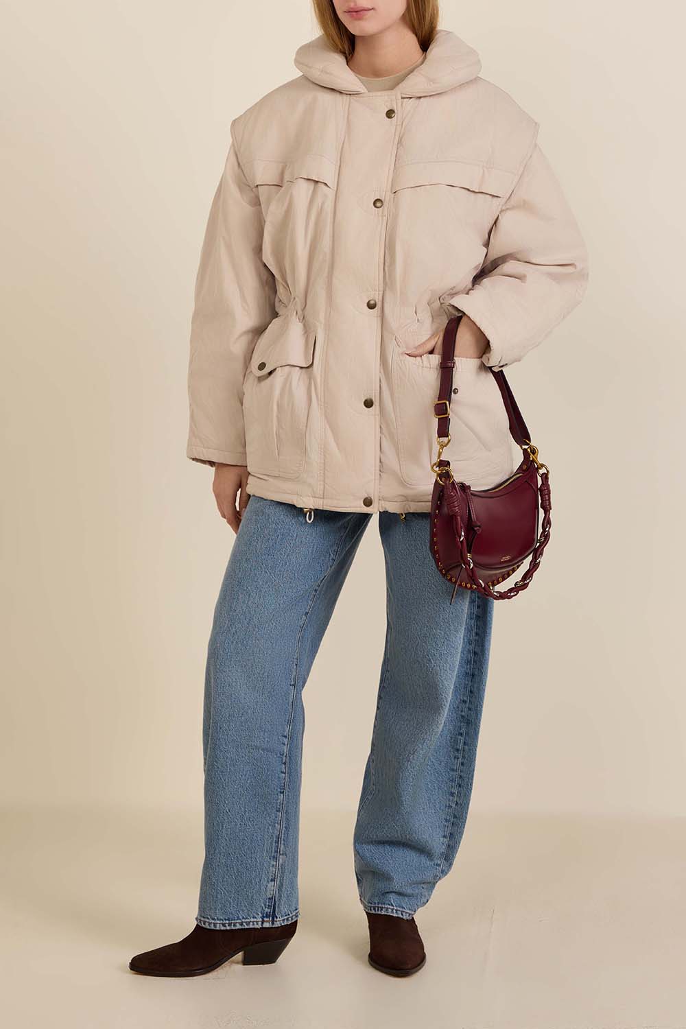 תמונת דוגמן קידמית של תיק כתף אוסקן מון