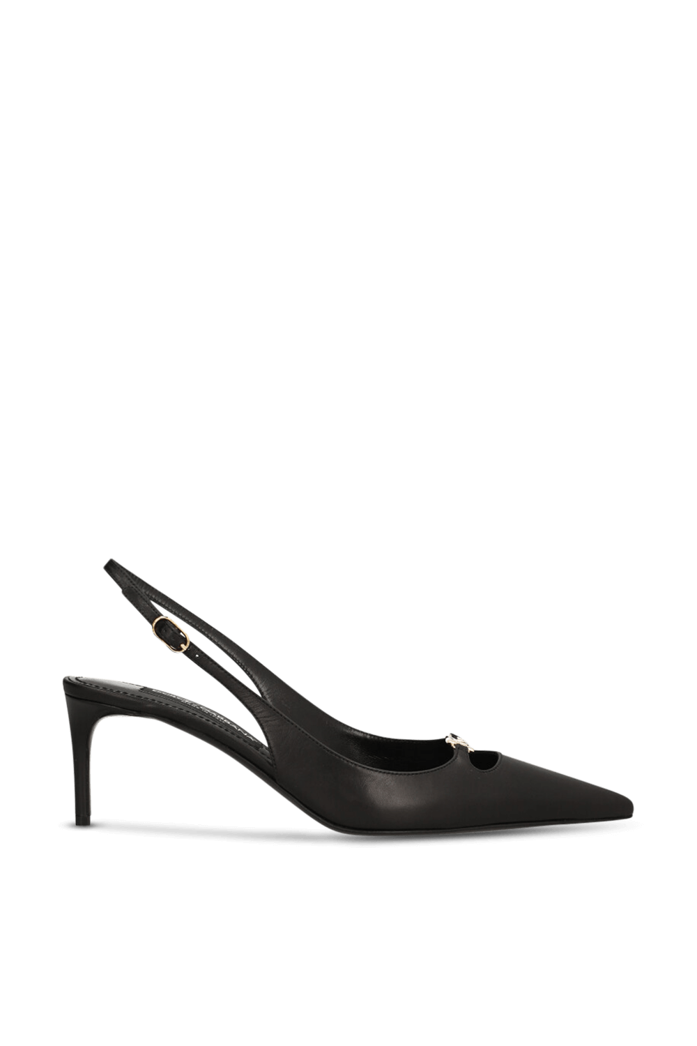 תמונה קידמית של נעלי עקב סלינג בק