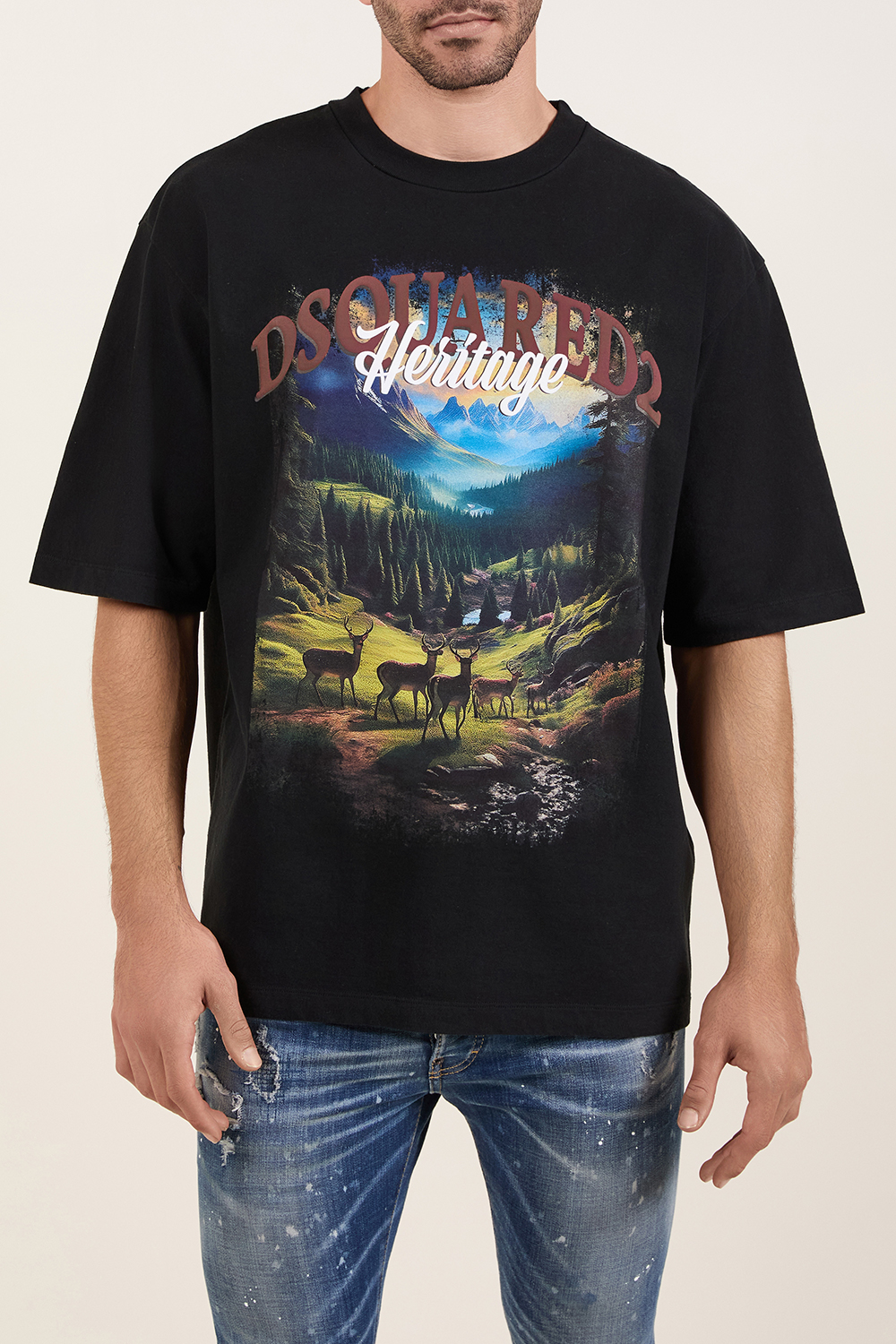 תמונת דוגמן קידמית של חולצת טי