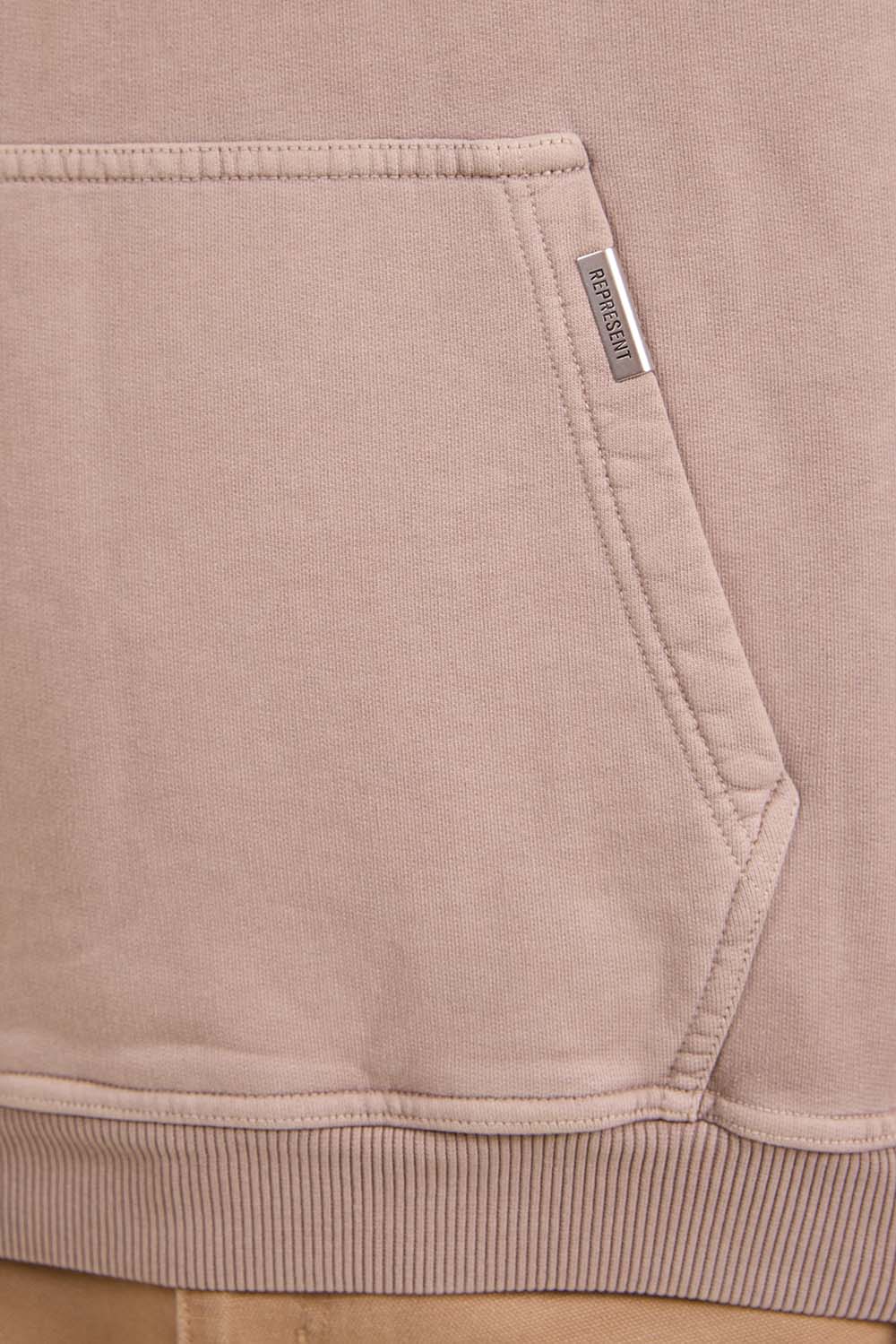 תמונת תקריב דוגמן של סווטשירט קפוצ'ון