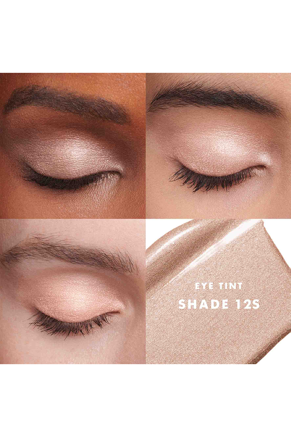 תמונת תקריב של צללית עיניים איי טינט למראה זוהר 12