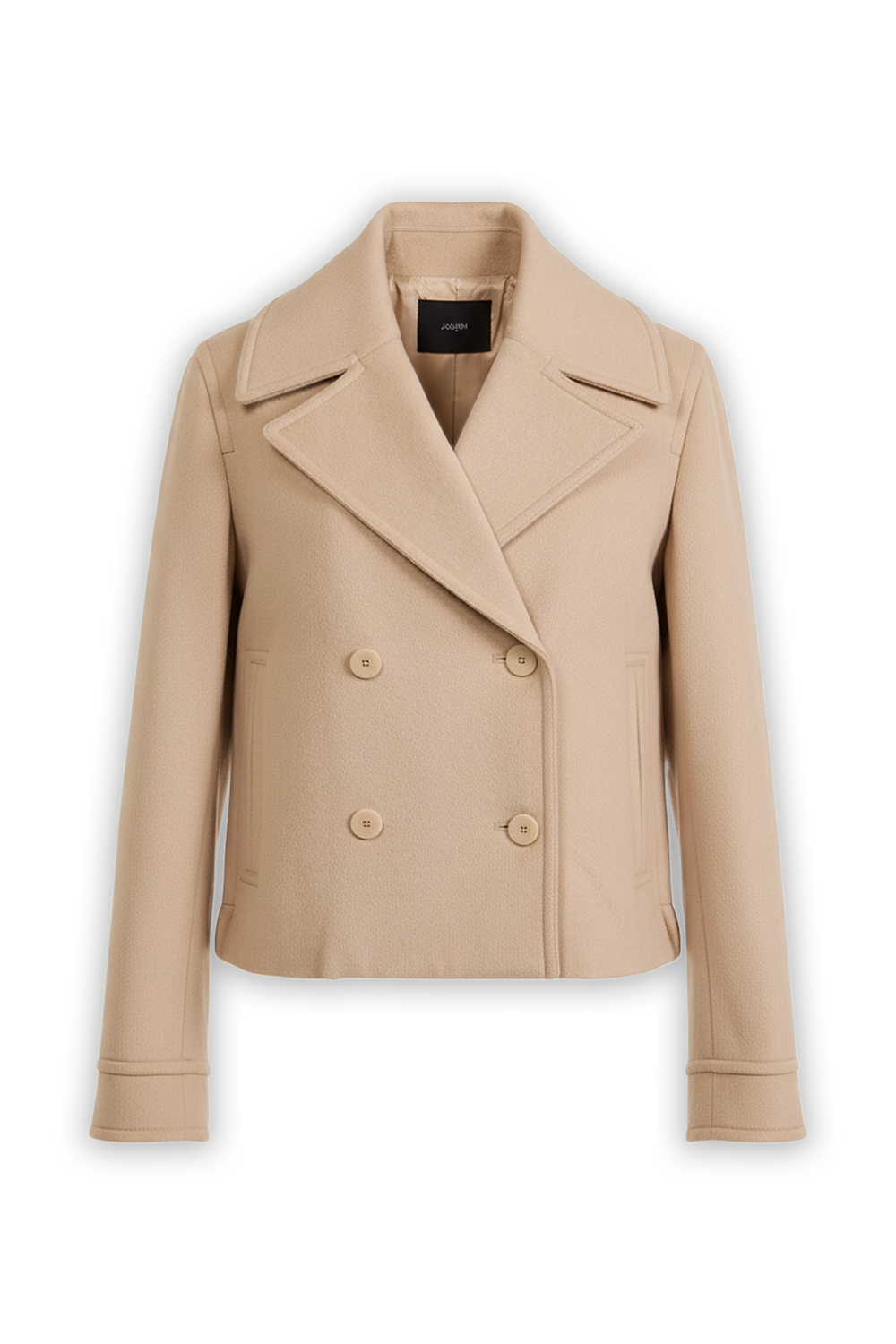 תמונה קידמית של ז'קט צמר וקשמיר