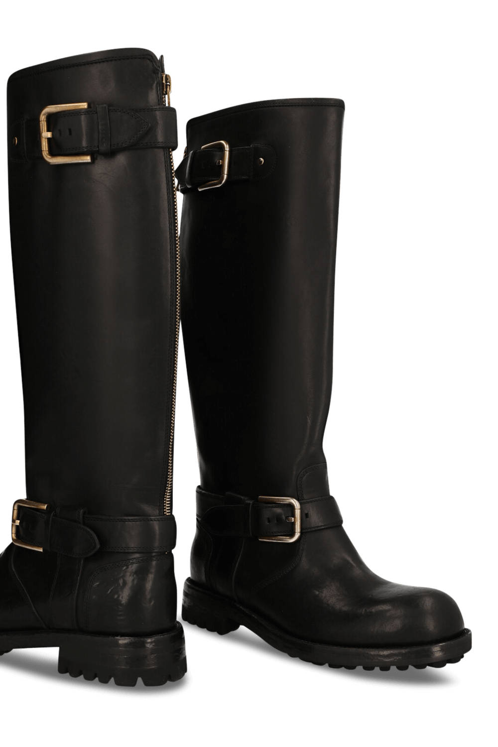 תמונת תקריב של מגפי בייקר