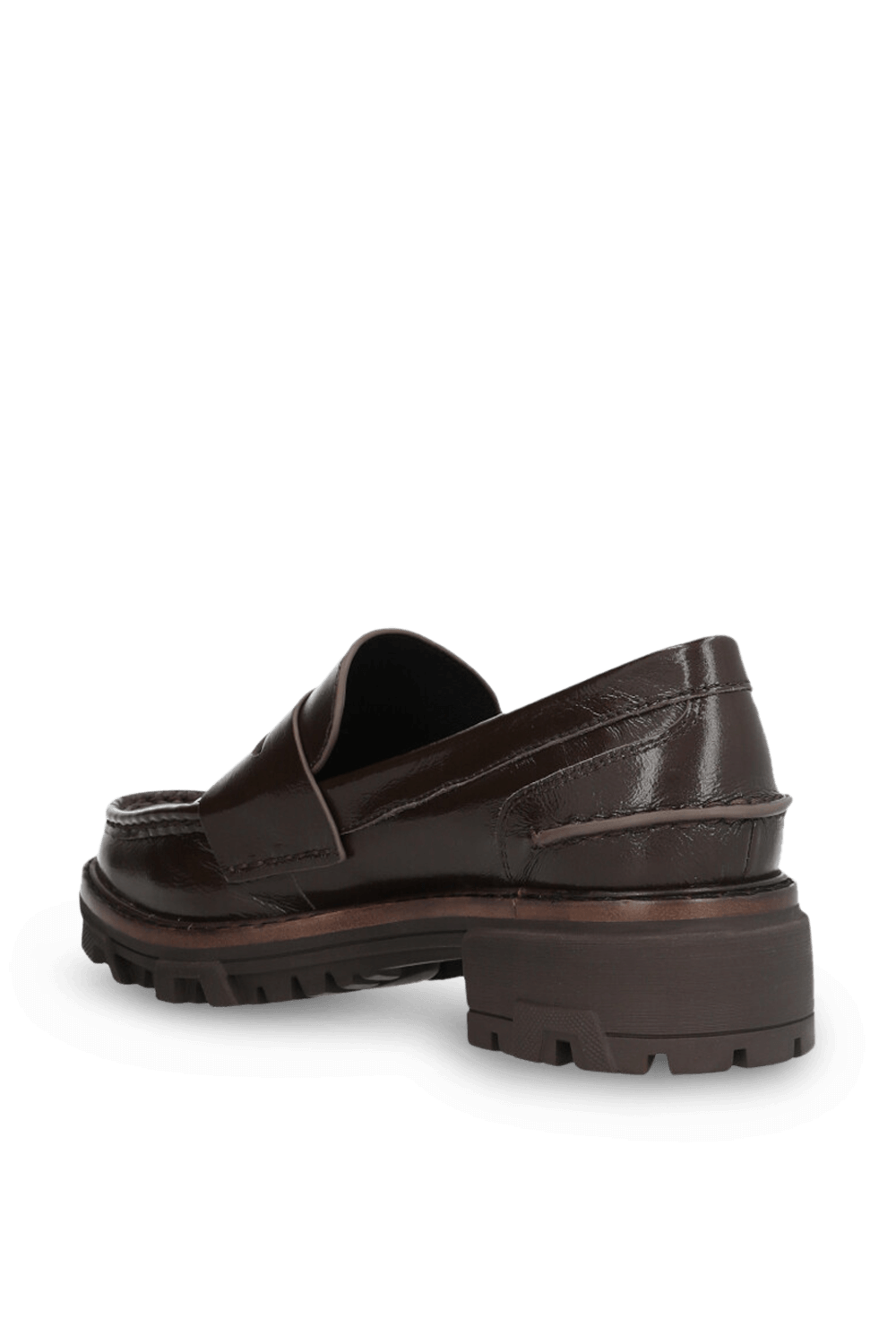 תמונה אחורית של נעלי מוקסינים