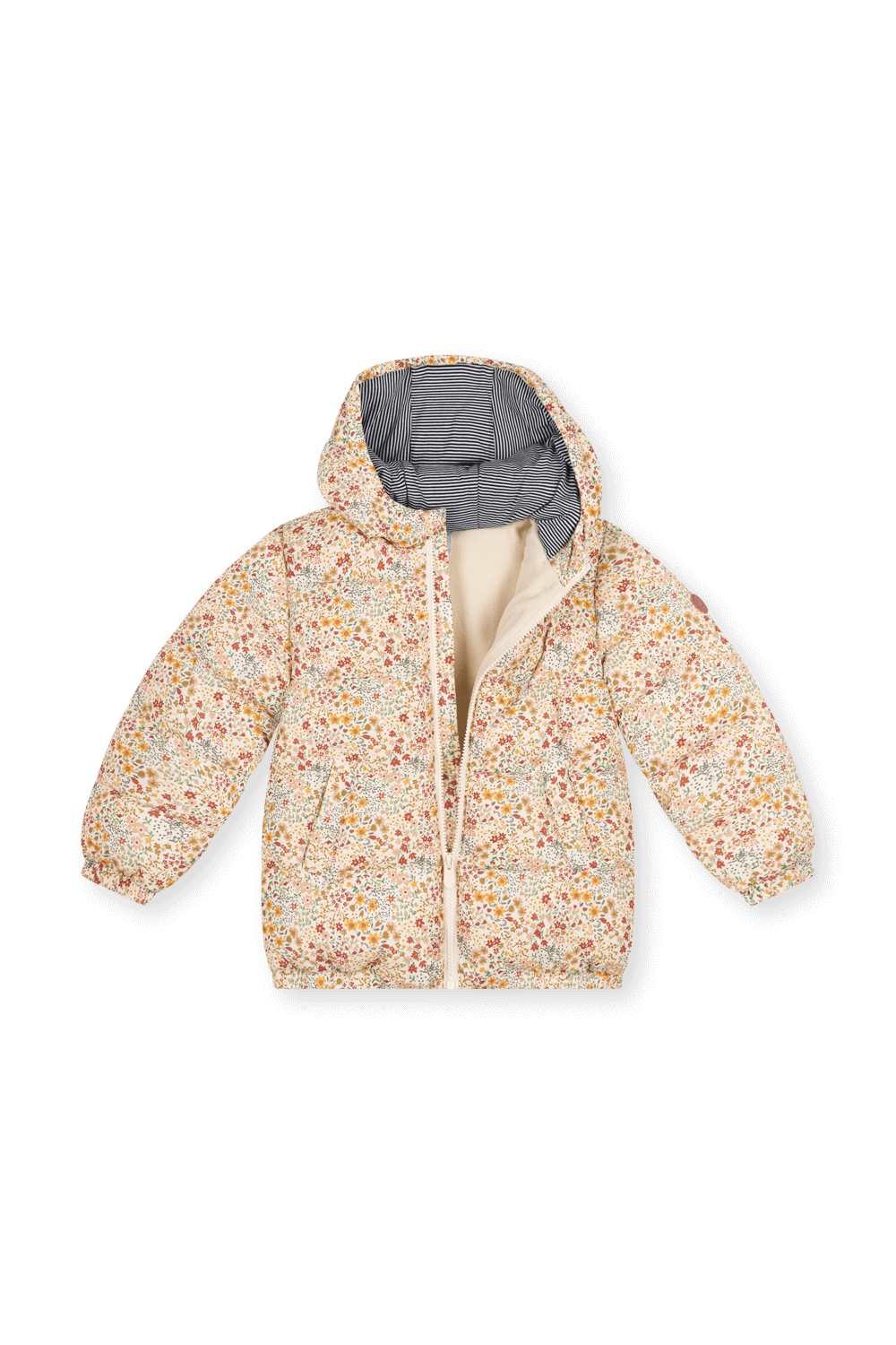 תמונת תקריב של מעיל פוך - גילאי 3-5 שנים