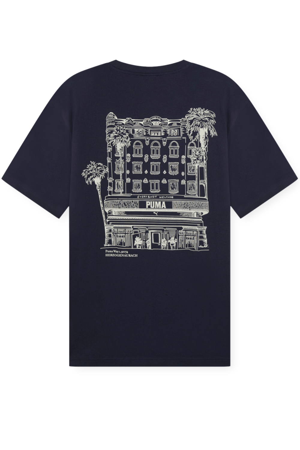 תמונה אחורית של חולצת טי