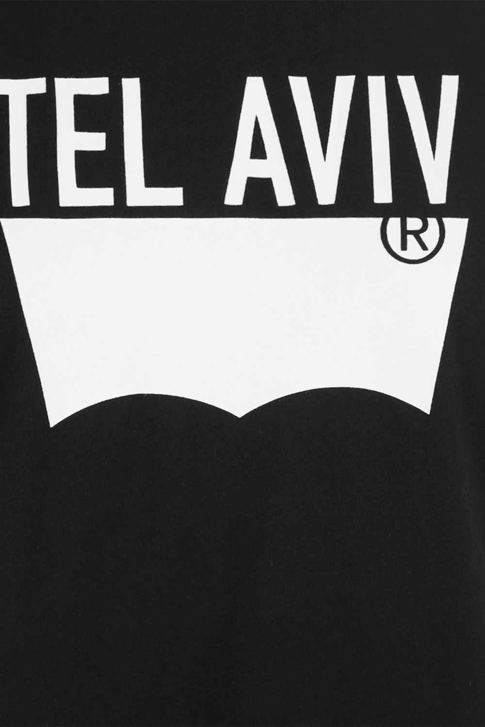 תמונה אחורית של TLV Black Destination Tee