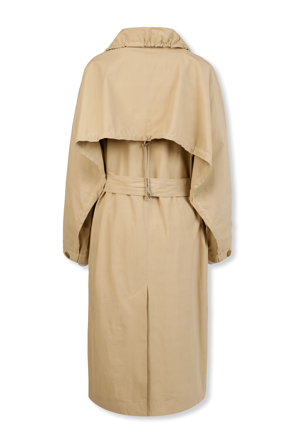 trench coat belted