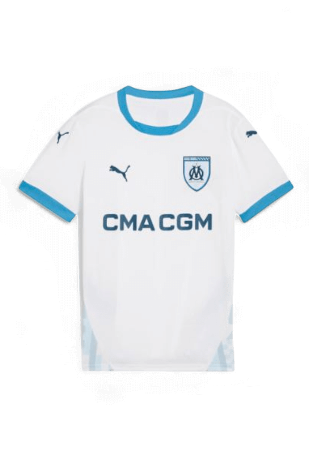 תמונה קידמית של חולצת כדורגל אולימפיק מרסיי - גילאי 7-14 שנים