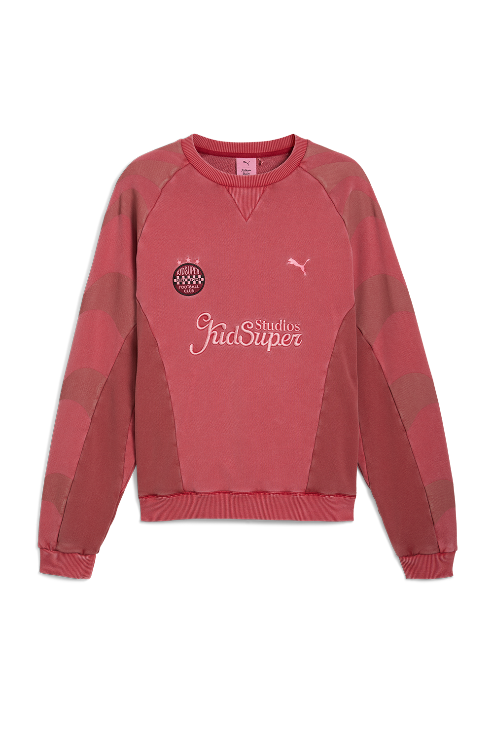 תמונה קידמית של קידסופר X פומה סווטשירט אוברסייז