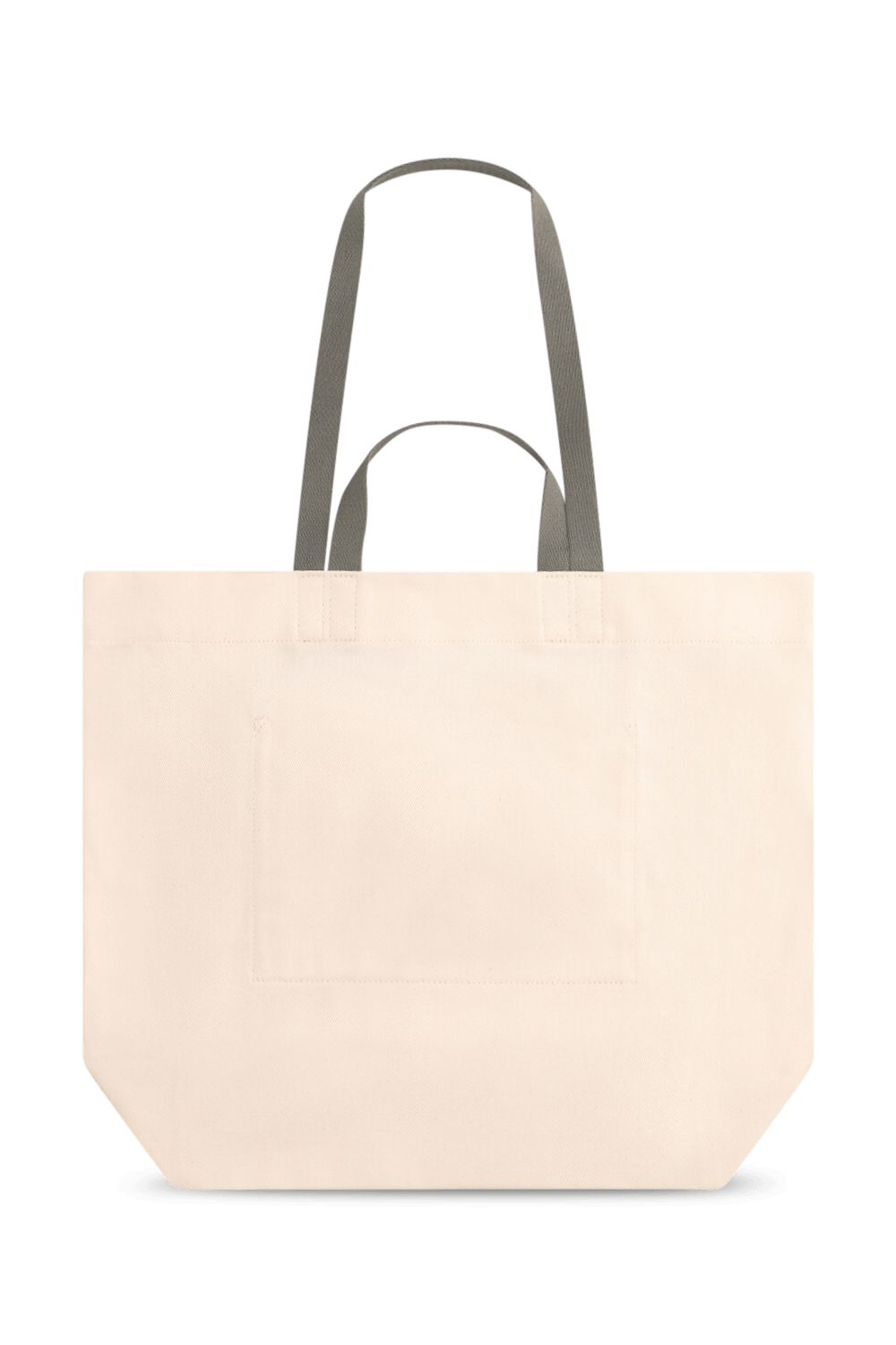 תמונה אחורית של Double Handle Canvas Tote