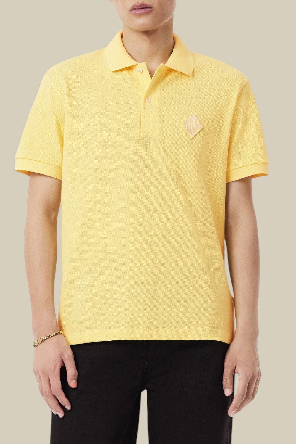 תמונת דוגמן קידמית של חולצת פולו PRE LINE