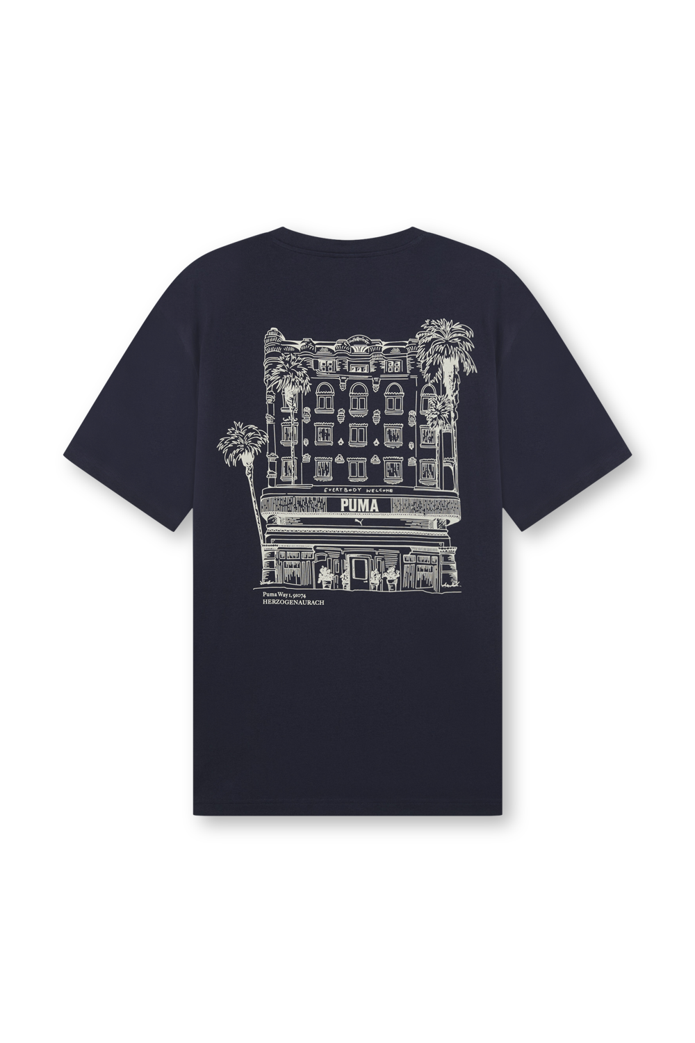 תמונה אחורית של חולצת טי